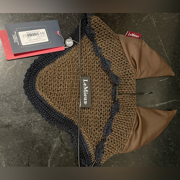 LeMieux NWT Fly Bonnet Alpine Large - Picture 3 of 6